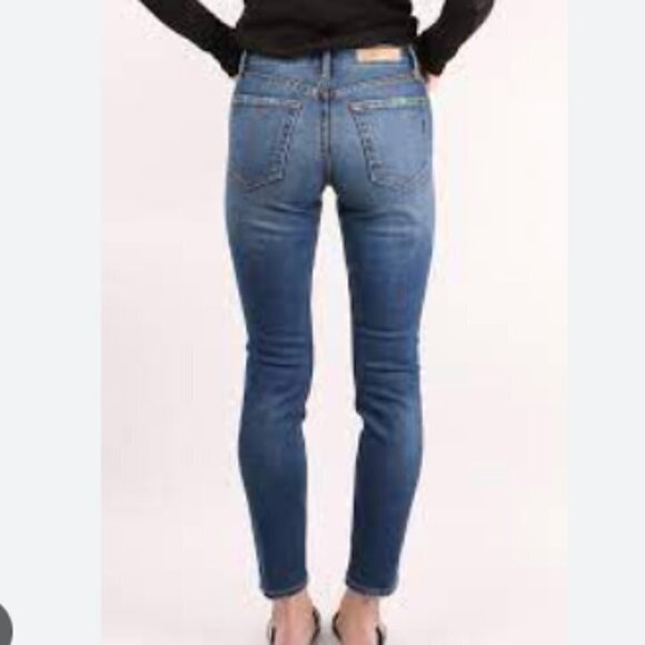 GRLFRND Yasmin Jeans in Joan Jett Blue sz 26 - Picture 2 of 6